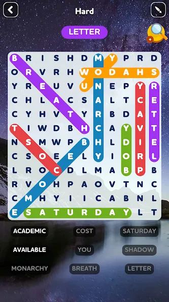 Взлом Word Search — Word Puzzle Game  [МОД Все открыто] — последняя версия apk на Андроид screen 4