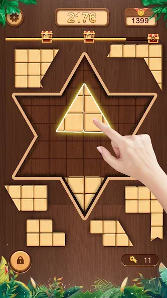 Скачать взлом WoodCube — Woody Puzzle (ВудКуб)  [МОД Mega Pack] — последняя версия apk на Андроид screen 3