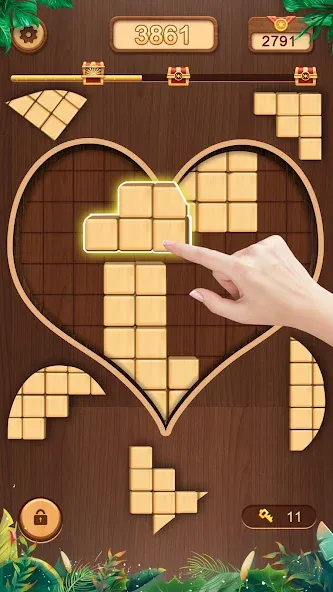 Скачать взлом WoodCube — Woody Puzzle (ВудКуб)  [МОД Mega Pack] — последняя версия apk на Андроид screen 4