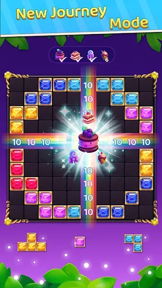 Скачать взломанную Block Puzzle: Block Blast!  [МОД Меню] — последняя версия apk на Андроид screen 1