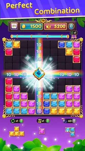 Скачать взломанную Block Puzzle: Block Blast!  [МОД Меню] — последняя версия apk на Андроид screen 4