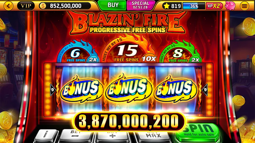 Взлом Wild Classic Slots Casino Game  [МОД Все открыто] — последняя версия apk на Андроид screen 4