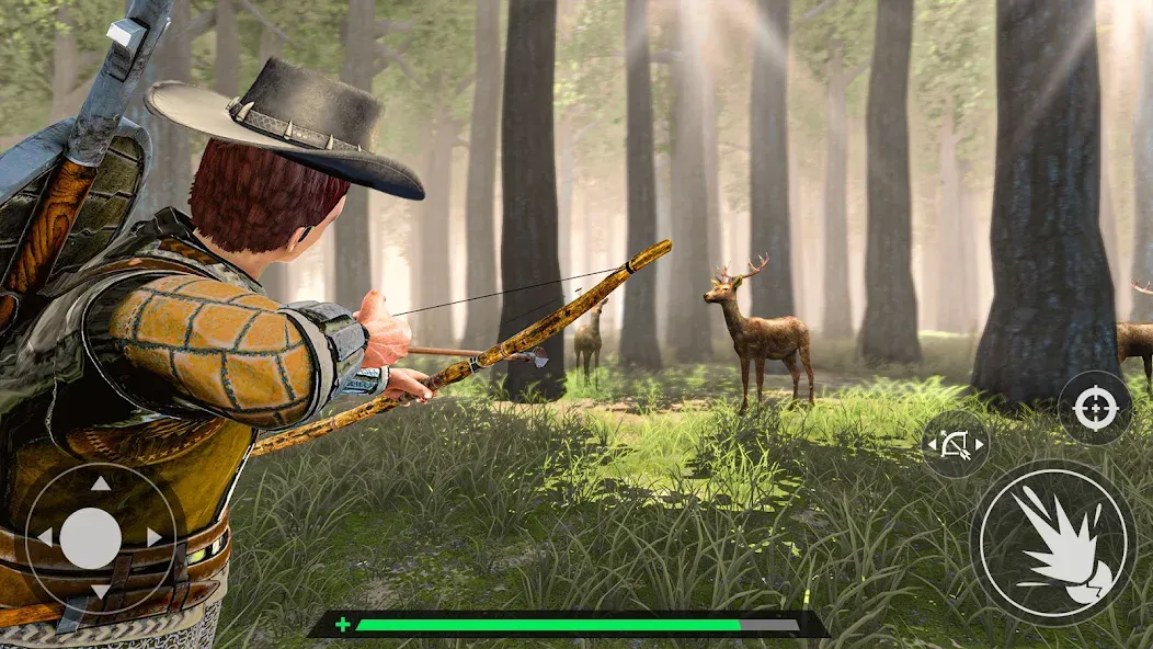 Скачать взлом Animal Archery Hunting Games  [МОД Все открыто] — полная версия apk на Андроид screen 1