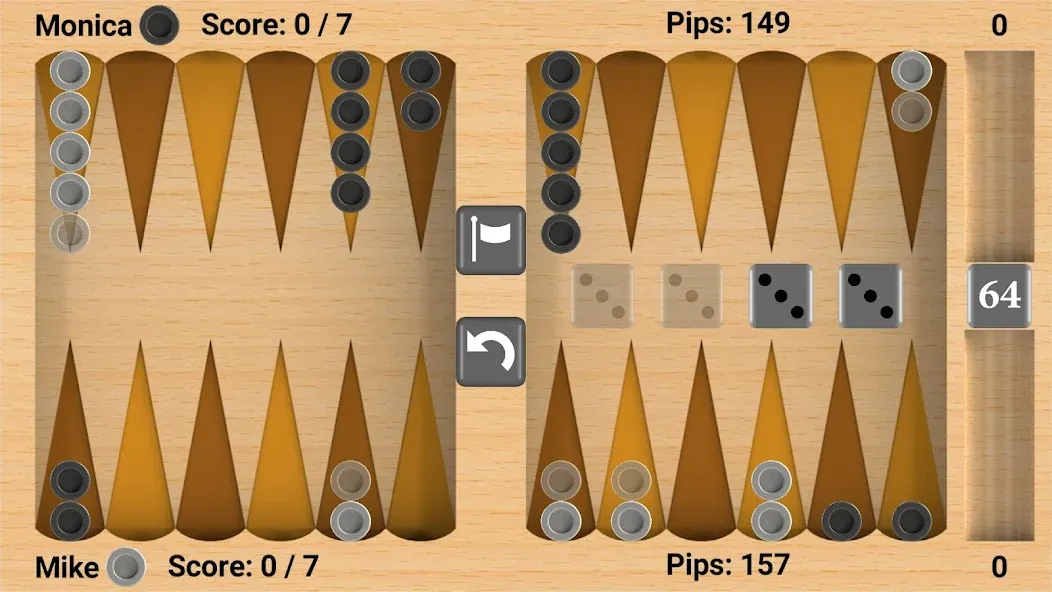 Скачать взломанную Bluetooth Backgammon  [МОД Menu] — последняя версия apk на Андроид screen 3