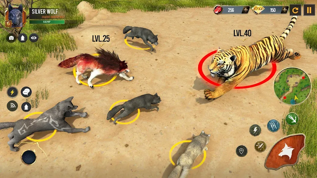 Взлом Wild Wolf Simulator Wolf Games  [МОД Бесконечные монеты] — стабильная версия apk на Андроид screen 4