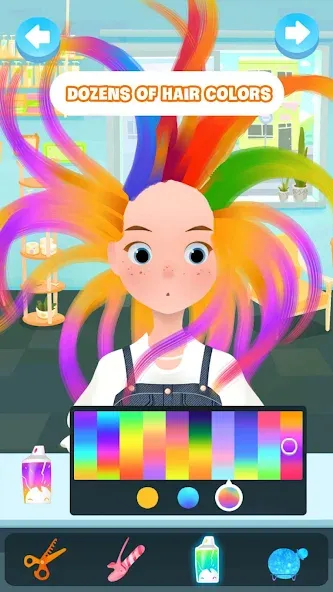 Скачать взлом Hair salon games : Hairdresser  [МОД Unlocked] — стабильная версия apk на Андроид screen 1