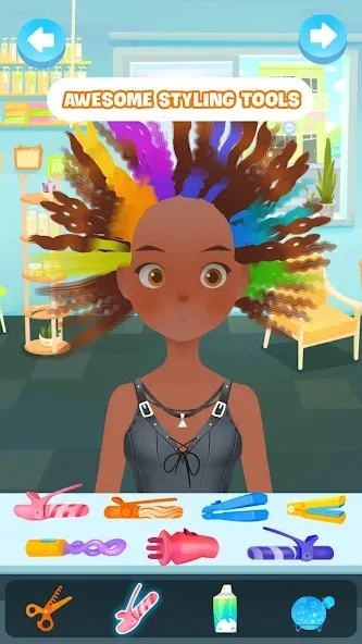 Скачать взлом Hair salon games : Hairdresser  [МОД Unlocked] — стабильная версия apk на Андроид screen 2