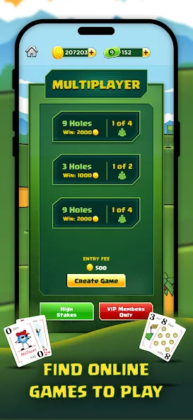 Взлом Play Nine: Golf Card Game (Плей Найн)  [МОД Mega Pack] — стабильная версия apk на Андроид screen 3