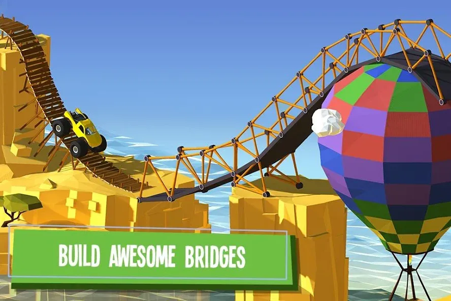 Скачать взломанную Build a Bridge!  [МОД Бесконечные деньги] — последняя версия apk на Андроид screen 2