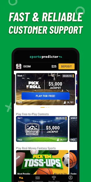 Взломанная Sports Predictor: Fantasy Game (Спорт Прогнозист)  [МОД Много монет] — стабильная версия apk на Андроид screen 5