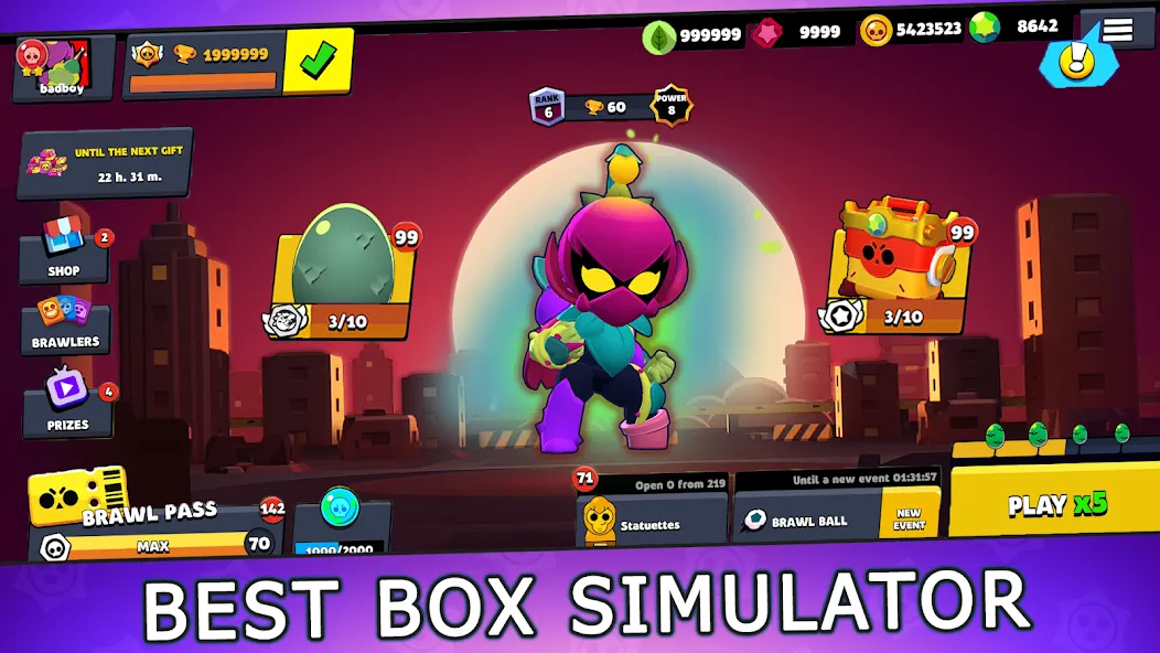 Взлом Box Simulator for Brawl Stars  [МОД Меню] — стабильная версия apk на Андроид screen 1