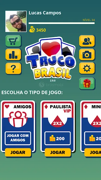 Взлом Truco Brasil — Truco online (Труко Бразиль)  [МОД Menu] — последняя версия apk на Андроид screen 1