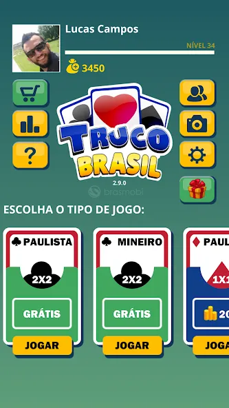 Взлом Truco Brasil — Truco online (Труко Бразиль)  [МОД Menu] — последняя версия apk на Андроид screen 2