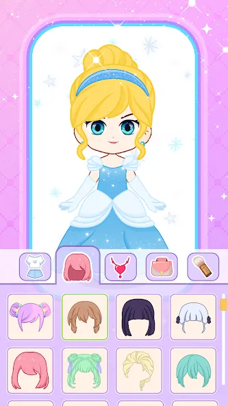 Взлом Doll Dress Up: Makeup Games (Долл Дресс Ап)  [МОД Menu] — полная версия apk на Андроид screen 4