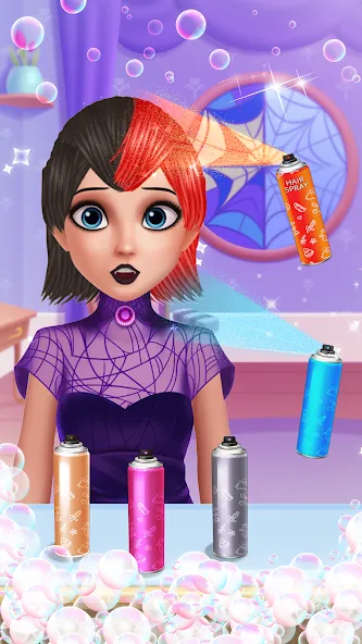 Взломанная Hair Salon: Beauty Salon Game (Хэр Салон)  [МОД Много монет] — стабильная версия apk на Андроид screen 2