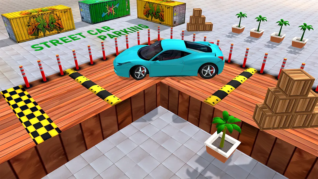 Скачать взлом Street Car Parking: Car Games  [МОД Бесконечные монеты] — последняя версия apk на Андроид screen 4