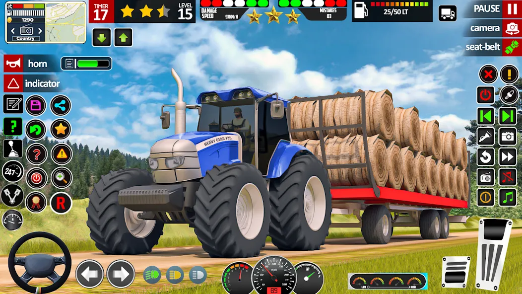 Скачать взломанную Indian Tractor Game Farming 3D  [МОД Много монет] — последняя версия apk на Андроид screen 5