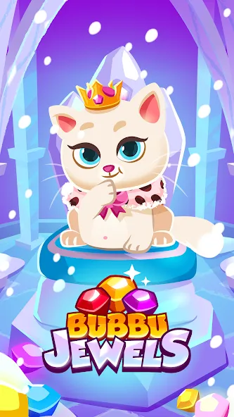 Скачать взломанную Bubbu Jewels — Merge Puzzle (Буббу Джуэлс)  [МОД Много денег] — стабильная версия apk на Андроид screen 1