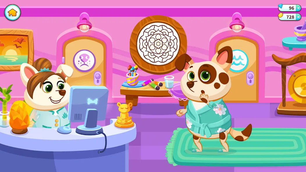 Скачать взломанную Duddu — My Virtual Pet Dog  [МОД Mega Pack] — полная версия apk на Андроид screen 5