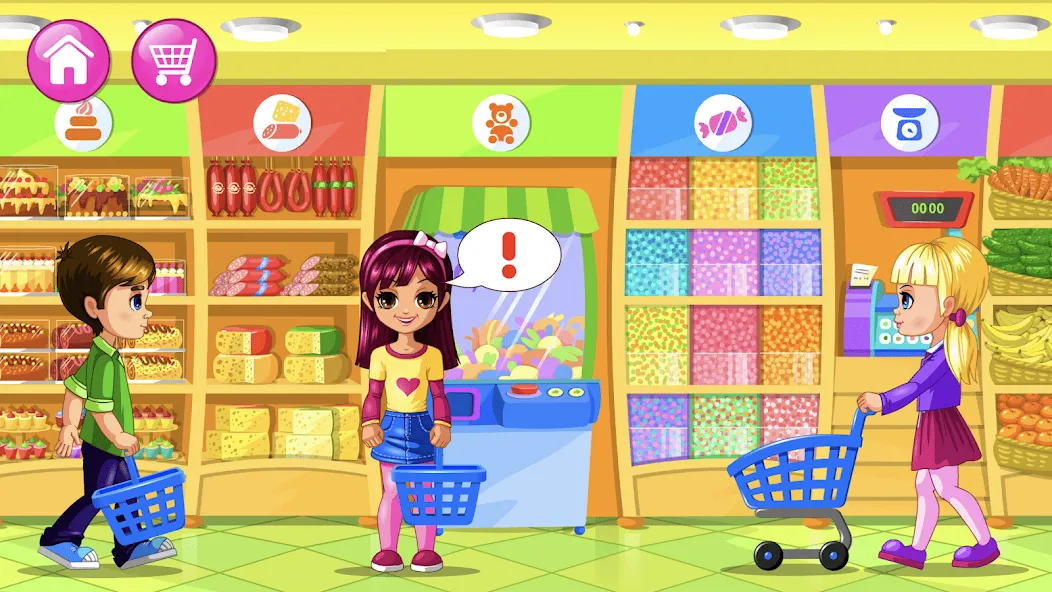 Взломанная Supermarket Game  [МОД Много монет] — полная версия apk на Андроид screen 2