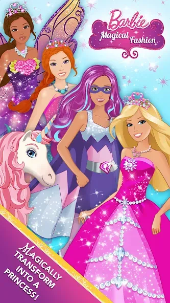 Взломанная Barbie Magical Fashion  [МОД Много монет] — последняя версия apk на Андроид screen 1