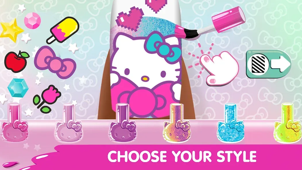 Взлом Hello Kitty Nail Salon  [МОД Все открыто] — последняя версия apk на Андроид screen 2