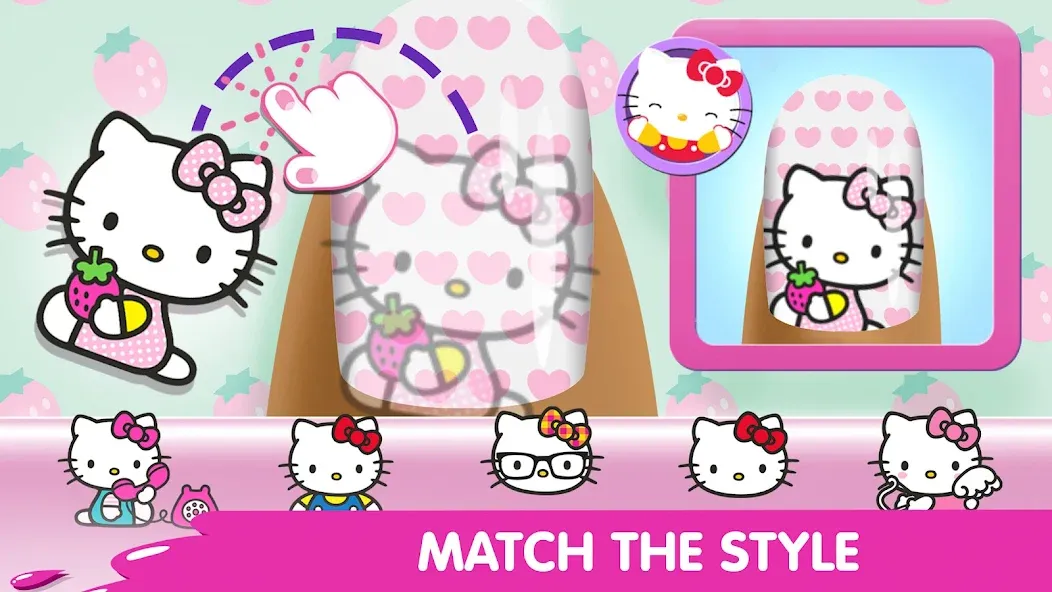 Взлом Hello Kitty Nail Salon  [МОД Все открыто] — последняя версия apk на Андроид screen 3