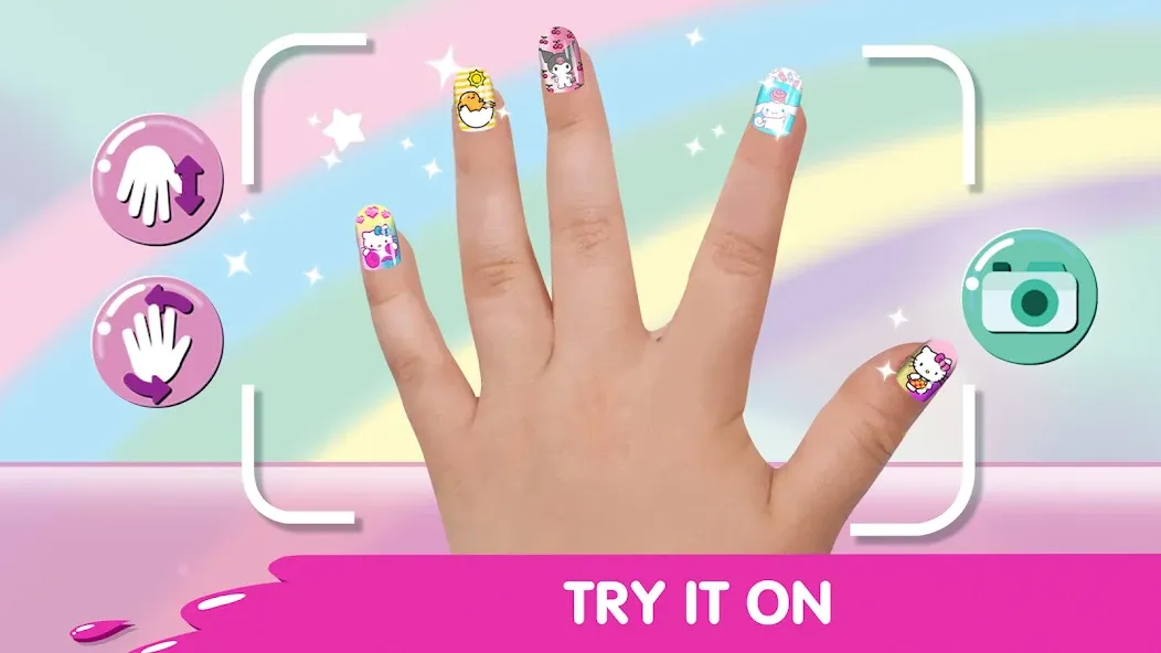 Взлом Hello Kitty Nail Salon  [МОД Все открыто] — последняя версия apk на Андроид screen 4