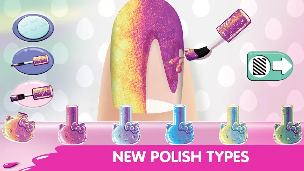 Взлом Hello Kitty Nail Salon  [МОД Все открыто] — последняя версия apk на Андроид screen 5