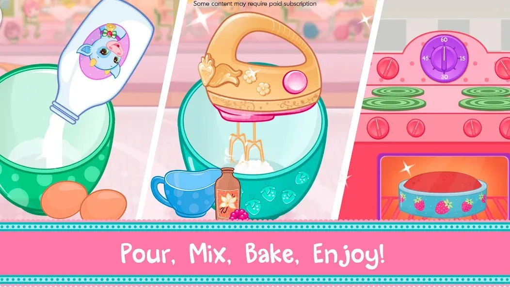 Взломанная Strawberry Shortcake Bake Shop  [МОД Mega Pack] — полная версия apk на Андроид screen 2