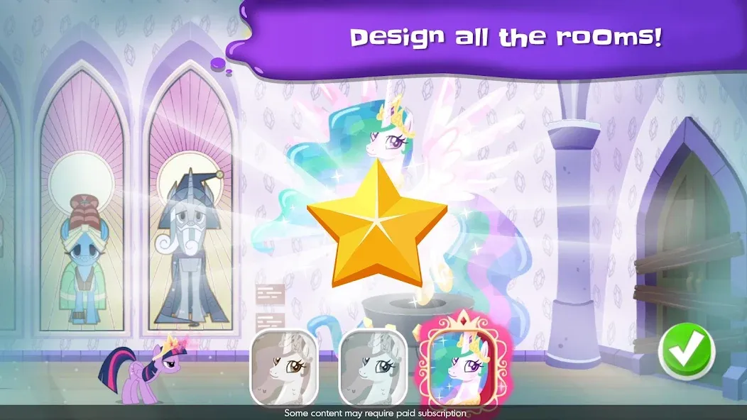 Скачать взломанную My Little Pony Color By Magic (Май Литл Пони)  [МОД Menu] — последняя версия apk на Андроид screen 3