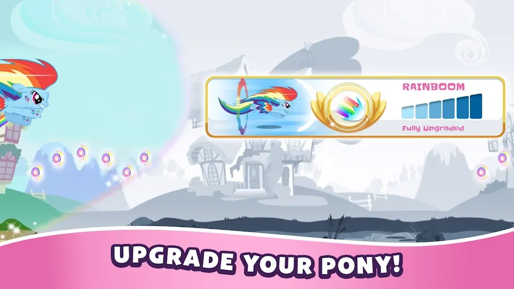 Скачать взлом My Little Pony Rainbow Runners (Май Литл Пони)  [МОД Меню] — полная версия apk на Андроид screen 3