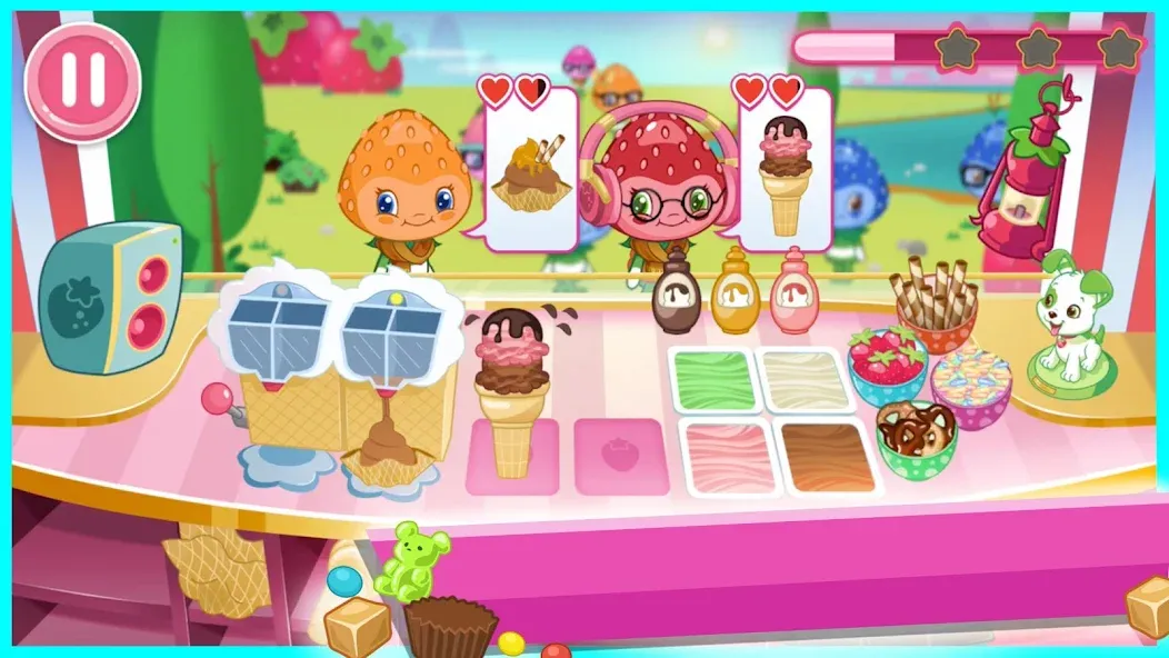 Взломанная Strawberry Shortcake Ice Cream  [МОД Unlimited Money] — стабильная версия apk на Андроид screen 5