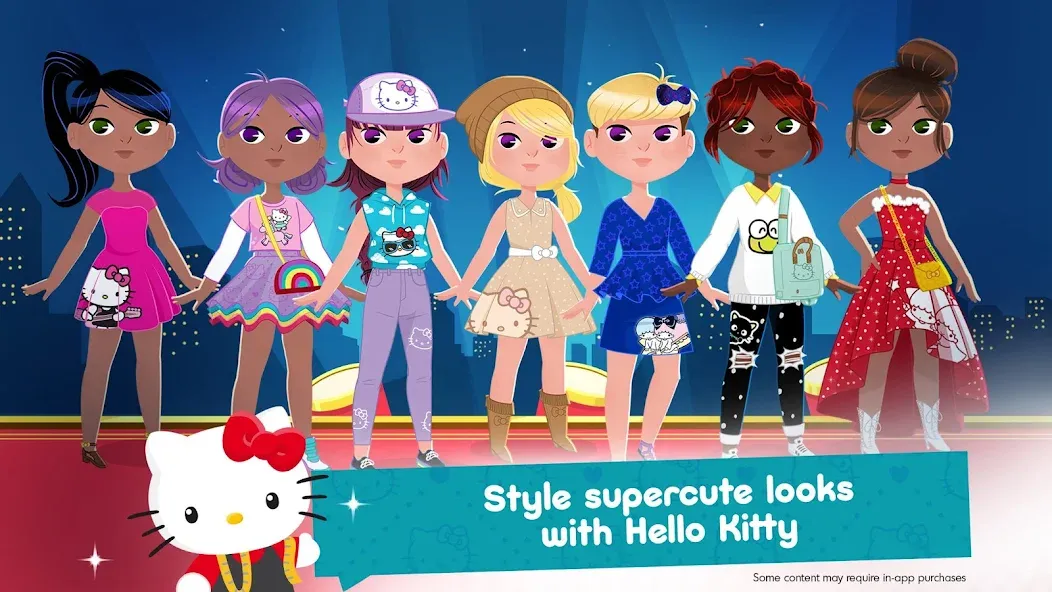 Скачать взлом Hello Kitty Fashion Star  [МОД Все открыто] — стабильная версия apk на Андроид screen 1