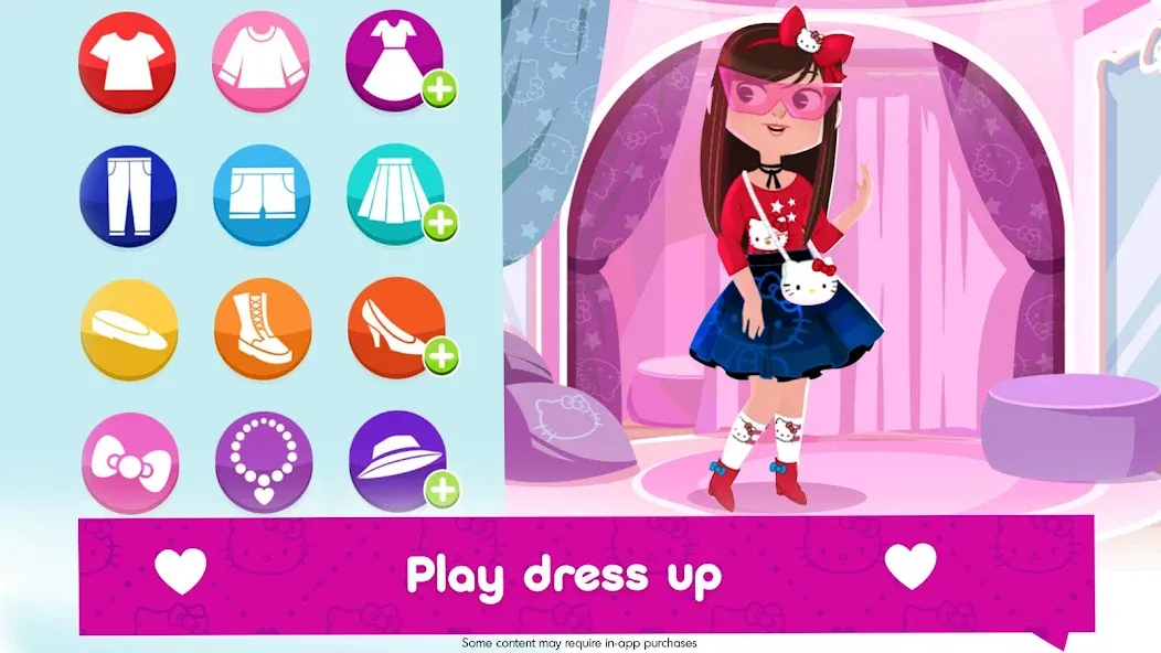 Скачать взлом Hello Kitty Fashion Star  [МОД Все открыто] — стабильная версия apk на Андроид screen 2