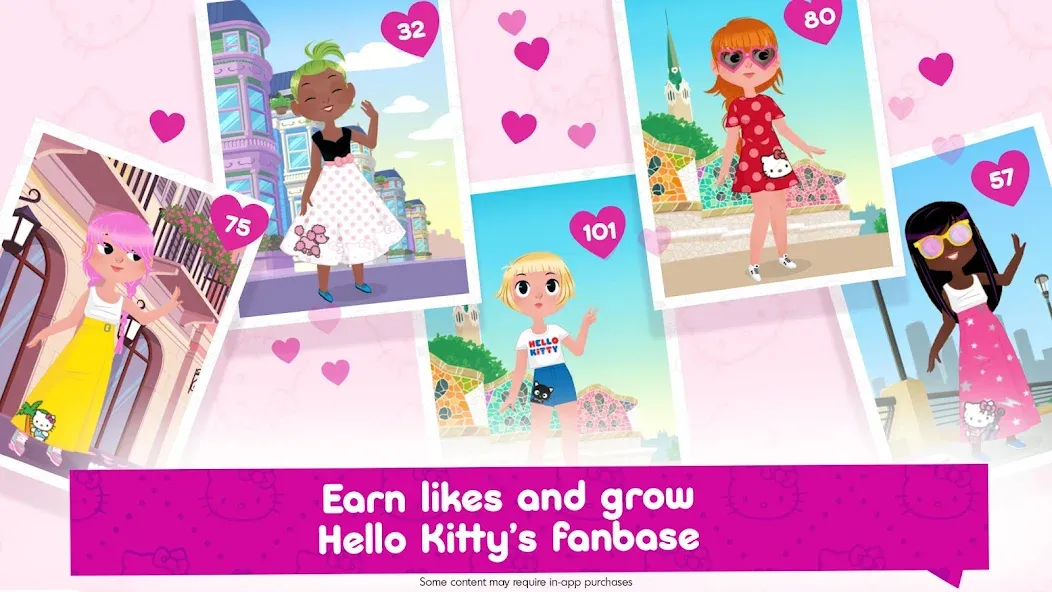 Скачать взлом Hello Kitty Fashion Star  [МОД Все открыто] — стабильная версия apk на Андроид screen 3