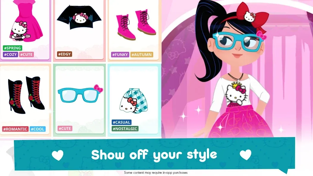 Скачать взлом Hello Kitty Fashion Star  [МОД Все открыто] — стабильная версия apk на Андроид screen 5