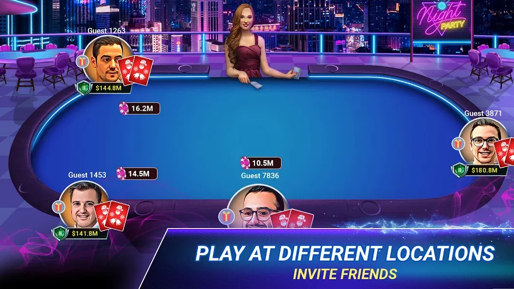 Скачать взлом Poker Zmist — Offline & Online (Покер Змст)  [МОД Unlimited Money] — стабильная версия apk на Андроид screen 1