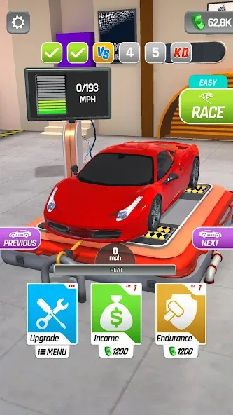 Взлом Dyno Racing (Дино Рейсинг)  [МОД Все открыто] — последняя версия apk на Андроид screen 1