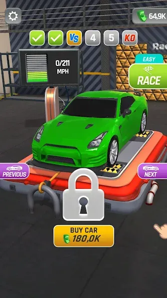 Взлом Dyno Racing (Дино Рейсинг)  [МОД Все открыто] — последняя версия apk на Андроид screen 5