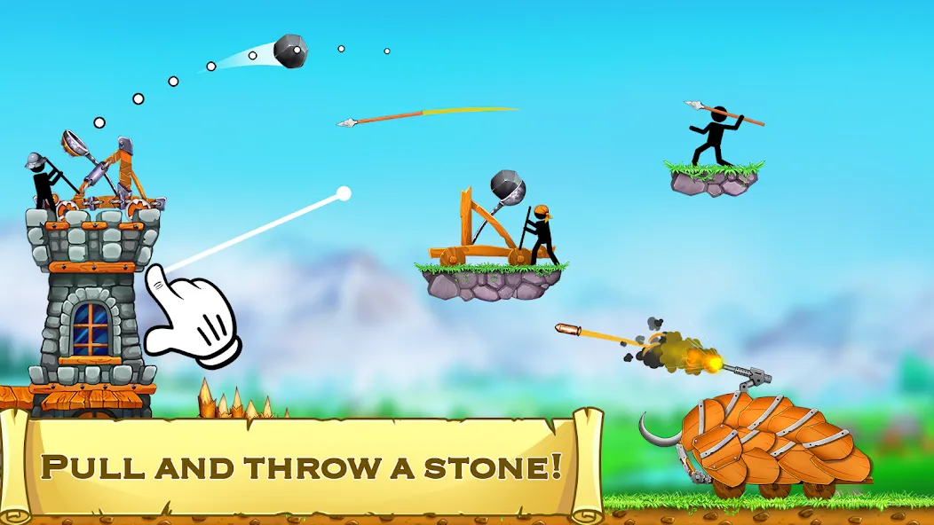 Скачать взлом The Catapult 2 : bone masters  [МОД Меню] — последняя версия apk на Андроид screen 2