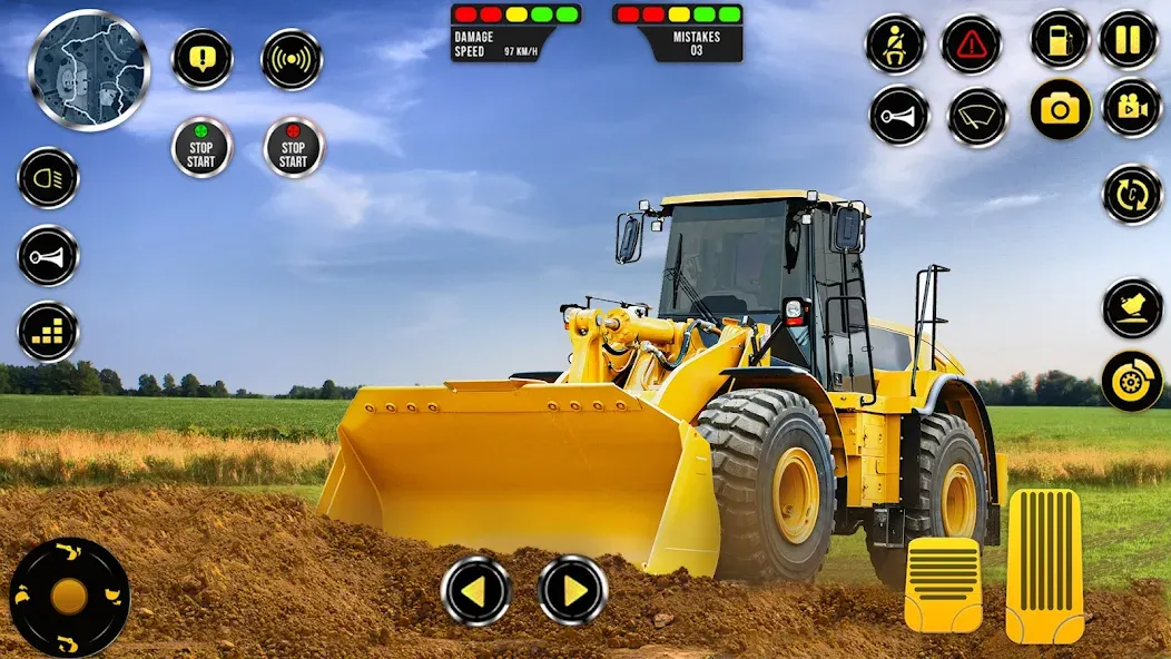 Взломанная Construction Machine Real JCB  [МОД Mega Pack] — последняя версия apk на Андроид screen 2