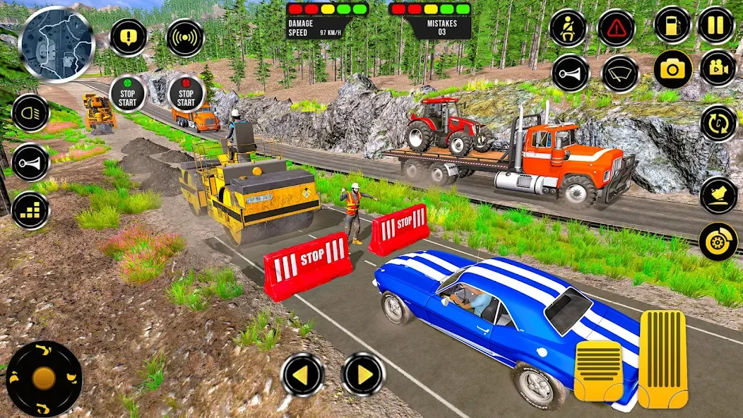 Взломанная Construction Machine Real JCB  [МОД Mega Pack] — последняя версия apk на Андроид screen 4