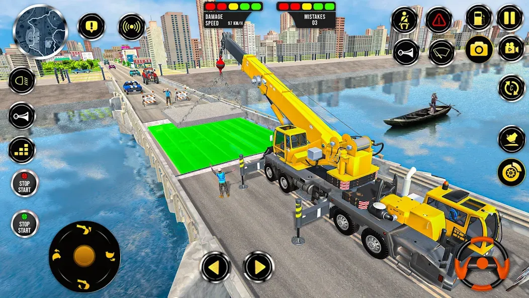 Взломанная Construction Machine Real JCB  [МОД Mega Pack] — последняя версия apk на Андроид screen 5