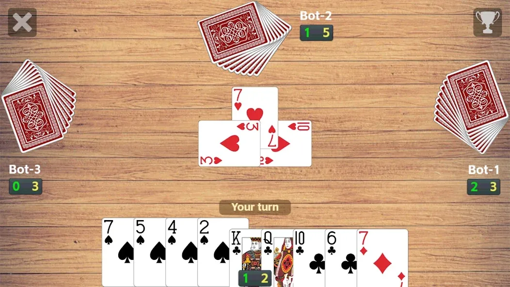 Скачать взлом Callbreak League — Card Game (Колбрик Лига)  [МОД Mega Pack] — последняя версия apk на Андроид screen 2