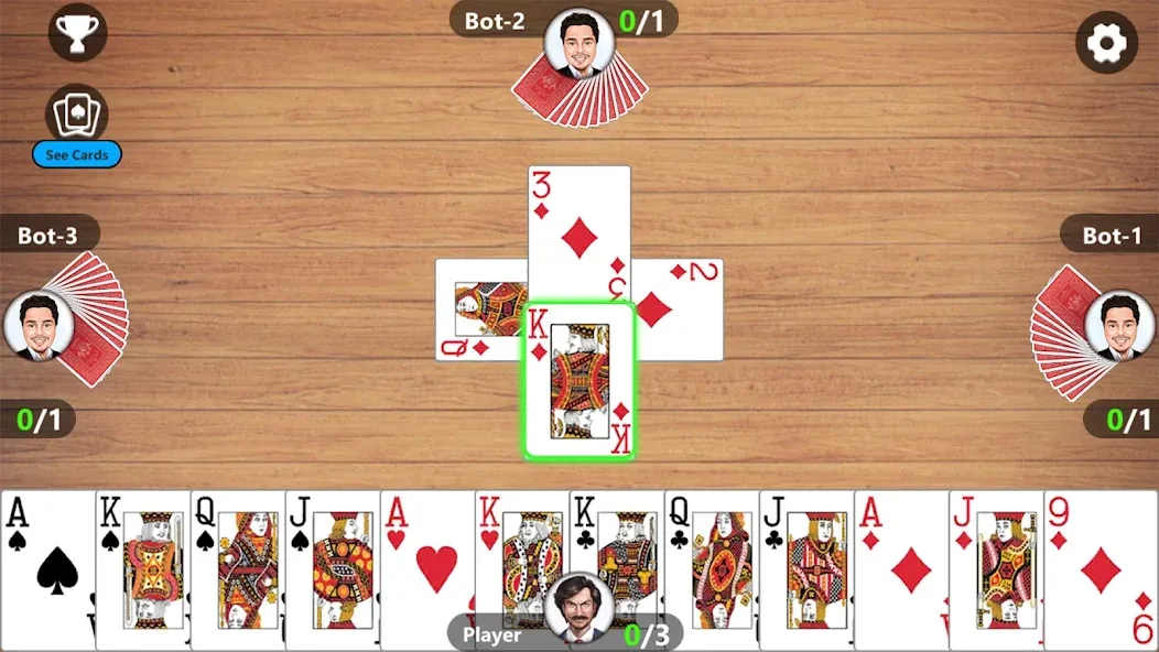 Скачать взлом Callbreak Master 3 — Card Game  [МОД Много денег] — стабильная версия apk на Андроид screen 2