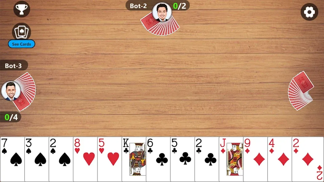 Скачать взлом Callbreak Master 3 — Card Game  [МОД Много денег] — стабильная версия apk на Андроид screen 4