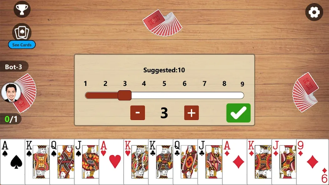 Скачать взлом Callbreak Master 3 — Card Game  [МОД Много денег] — стабильная версия apk на Андроид screen 5