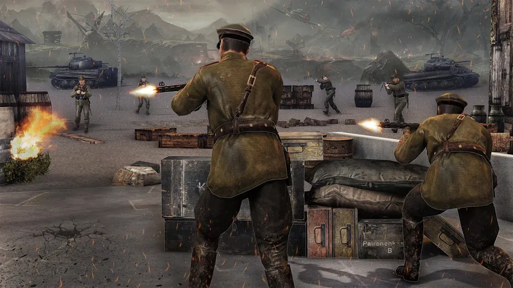 Скачать взломанную Medal of War – WW2 Games 2024  [МОД Все открыто] — полная версия apk на Андроид screen 3