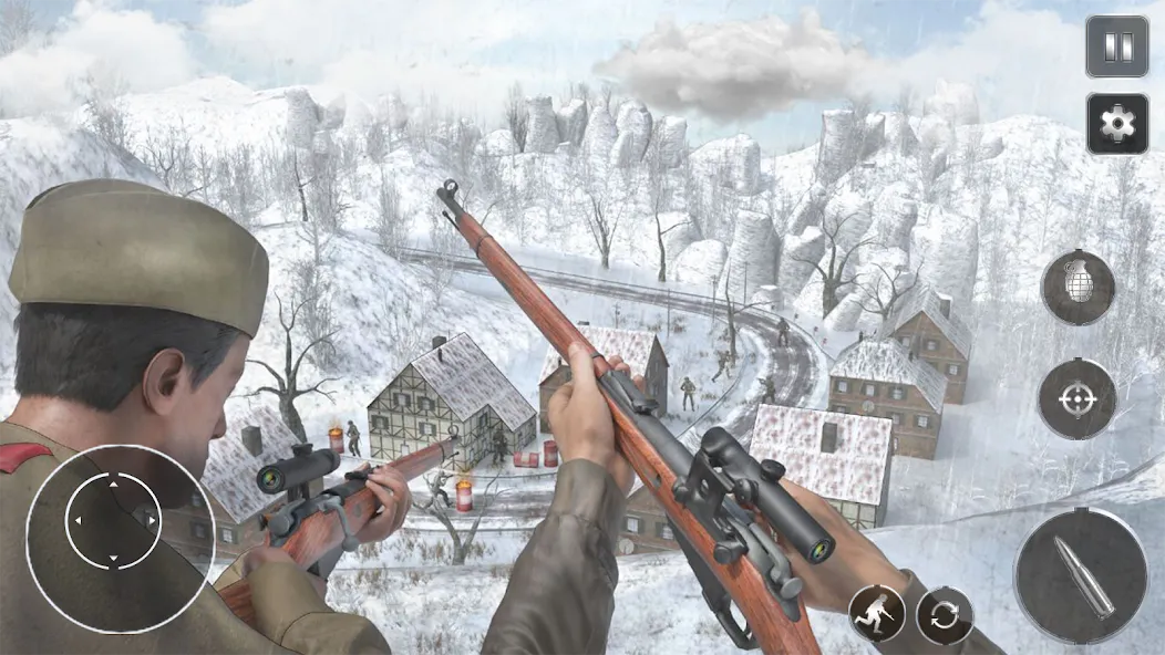 Скачать взломанную Call Of Courage : WW2 Shooting  [МОД Меню] — стабильная версия apk на Андроид screen 4